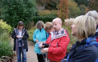 Plant classification walk at RHS Rosemoor